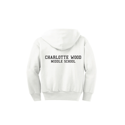 Charlotte Wood Spirit Wear - Youth Full-Zip Hooded Sweatshirt Product Image
